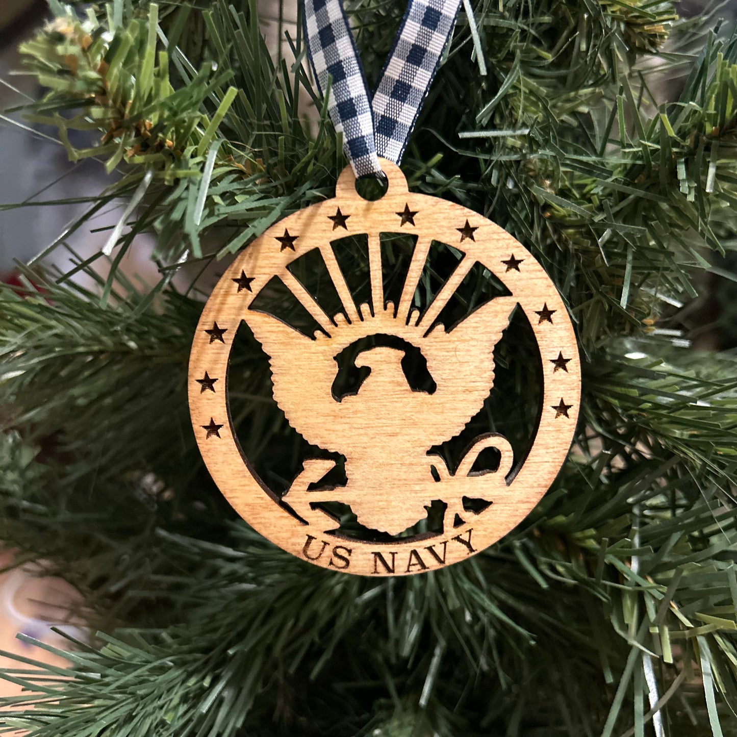 Navy Ornament