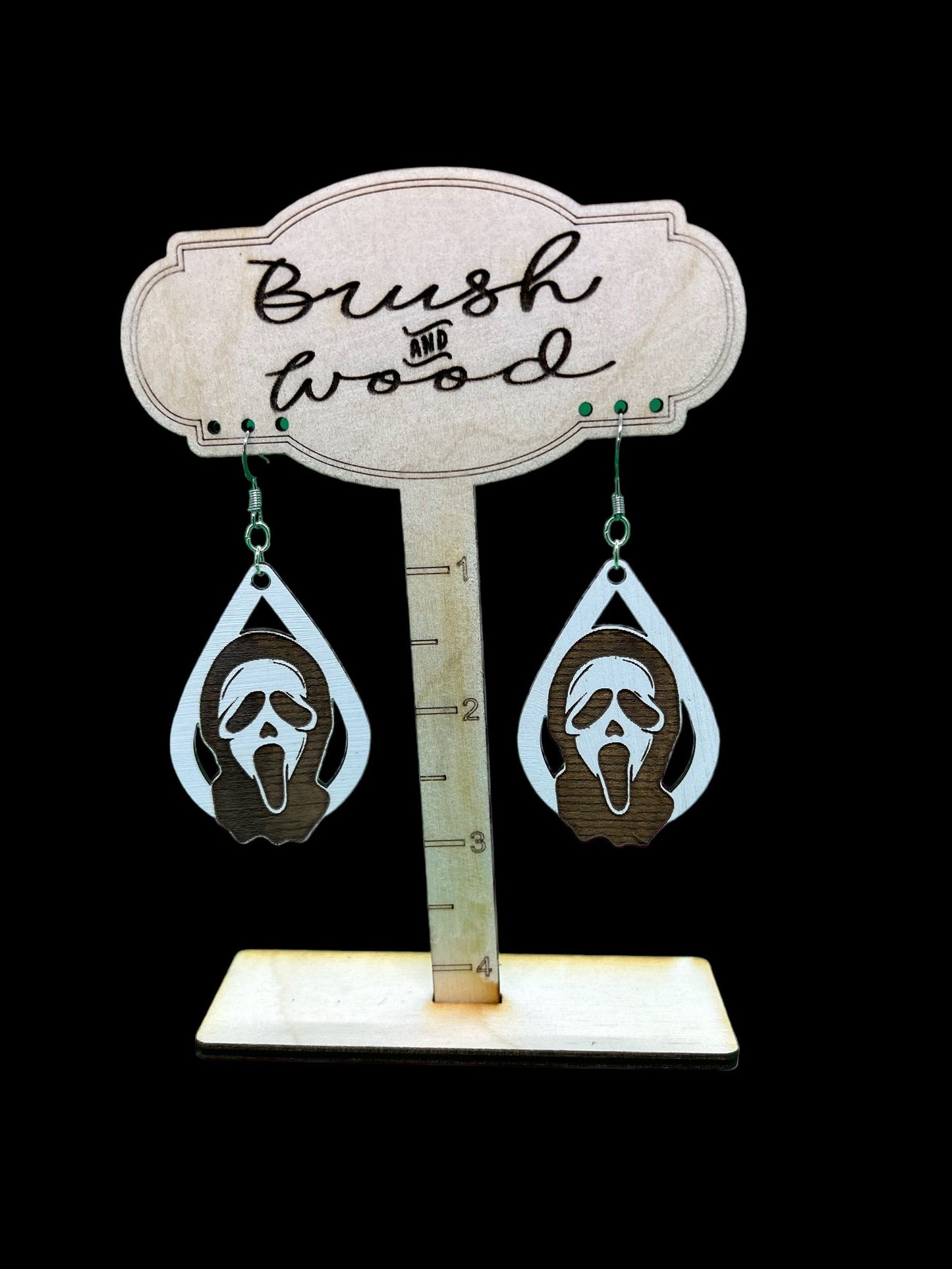 Phone Call Ghost Dangle Earrings