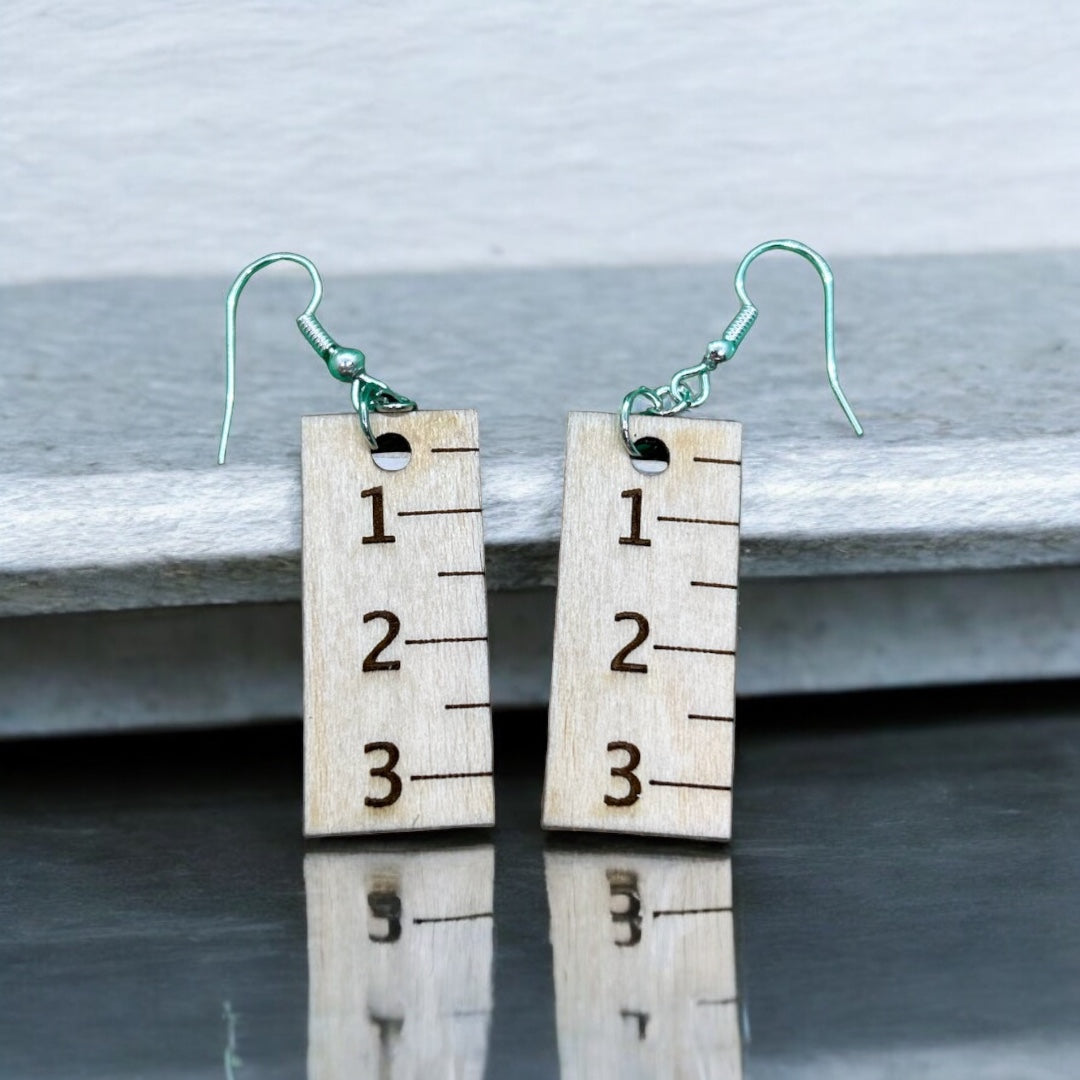 Ruler Dangle Earrings