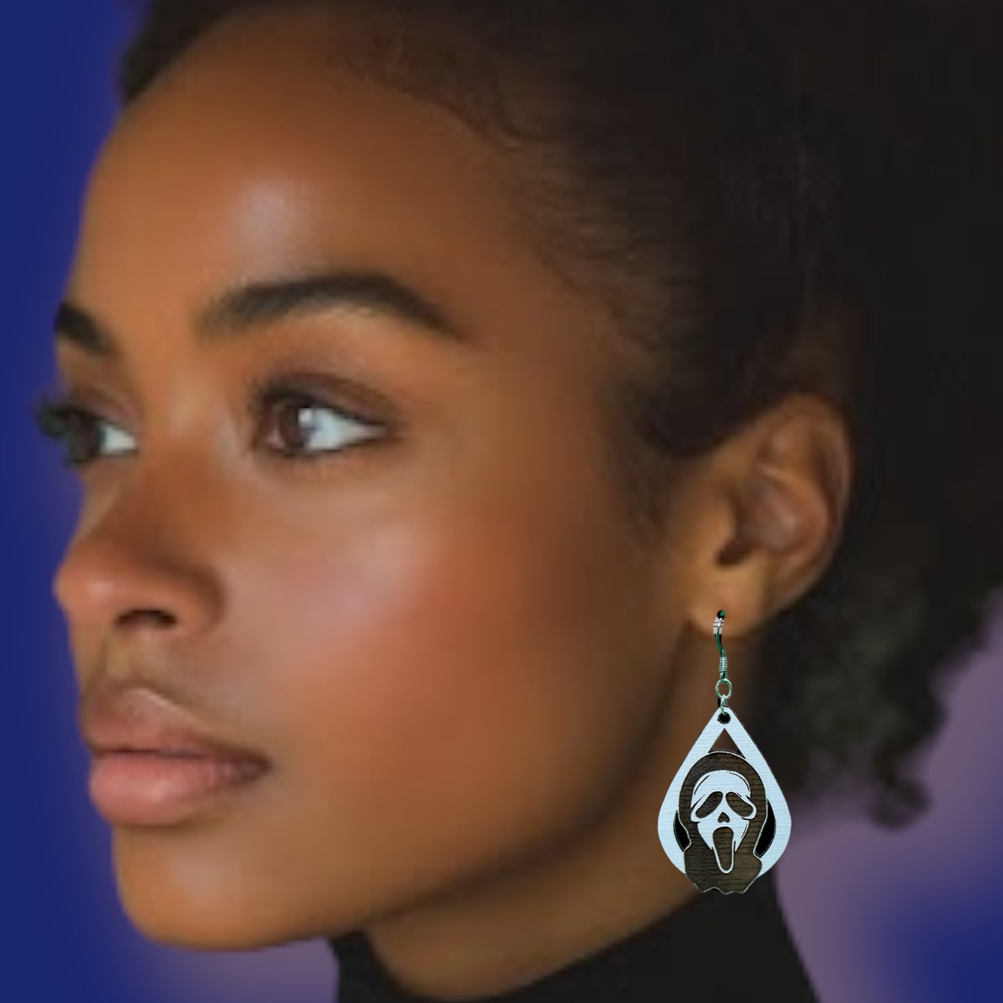 Phone Call Ghost Dangle Earrings