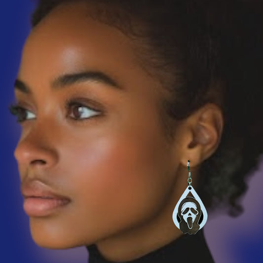 Phone Call Ghost Dangle Earrings