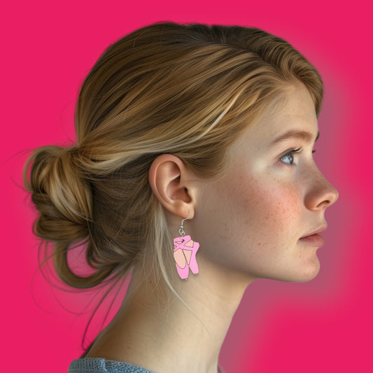 Ballet Slipper Earrings