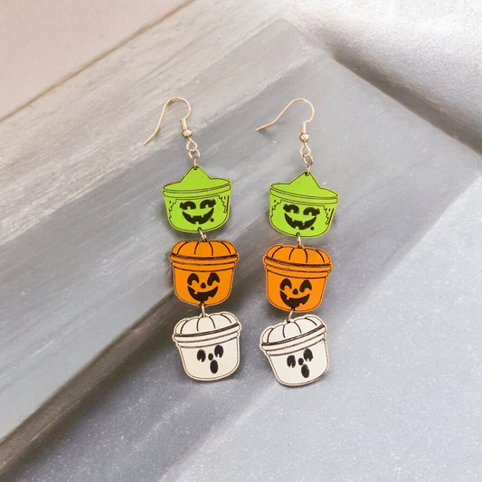 Halloween Happy Meal Earrings