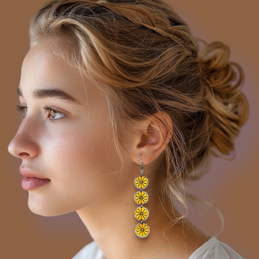 Lemon Slice Dangle Earrings