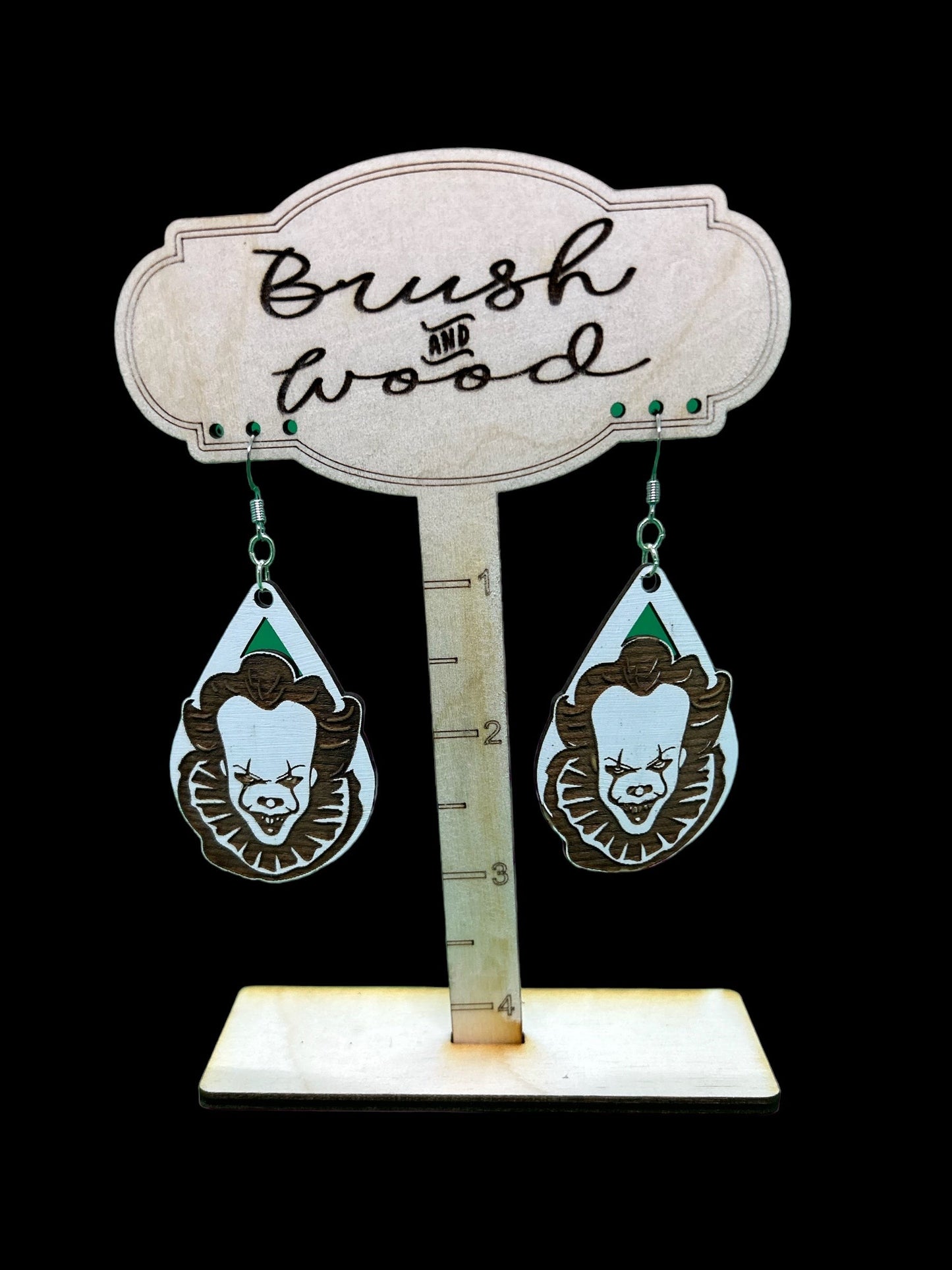 Drain Clown Dangle Earrings