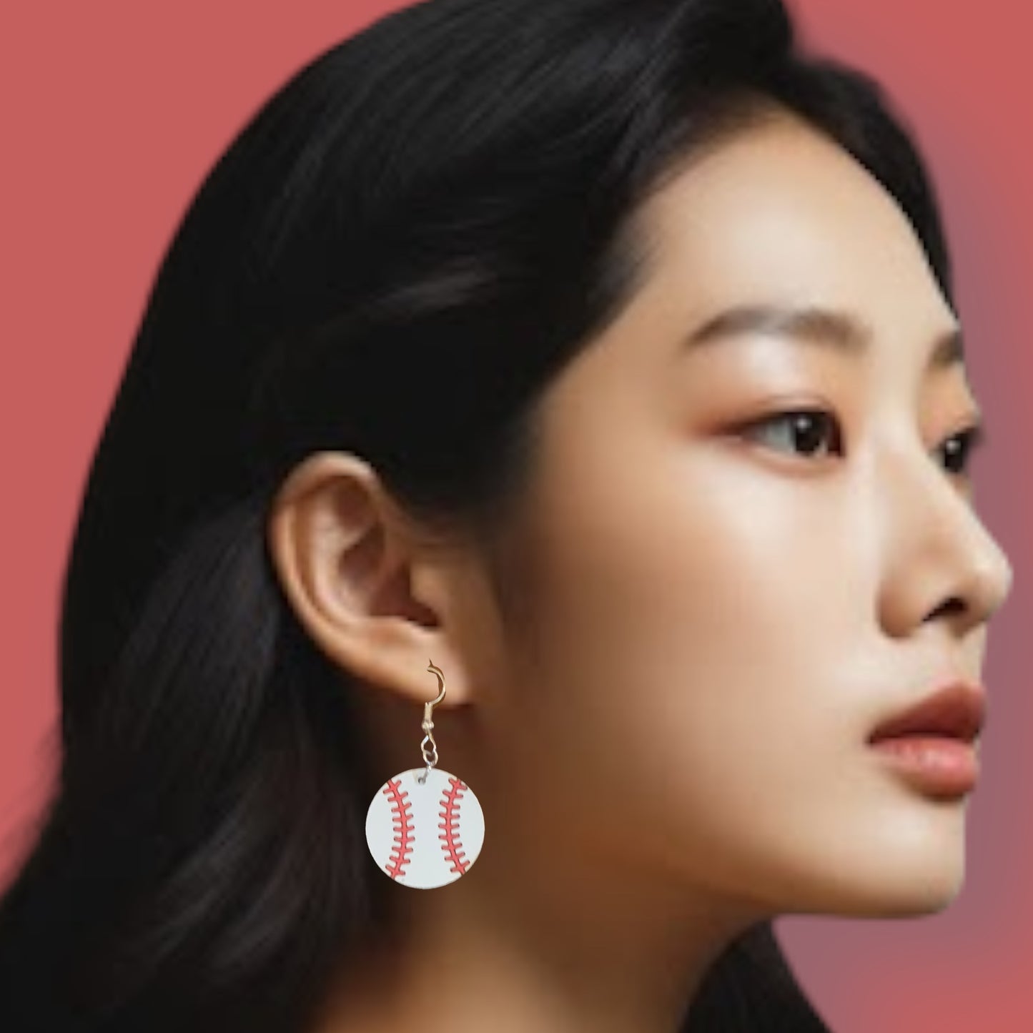 Baseball Earrings