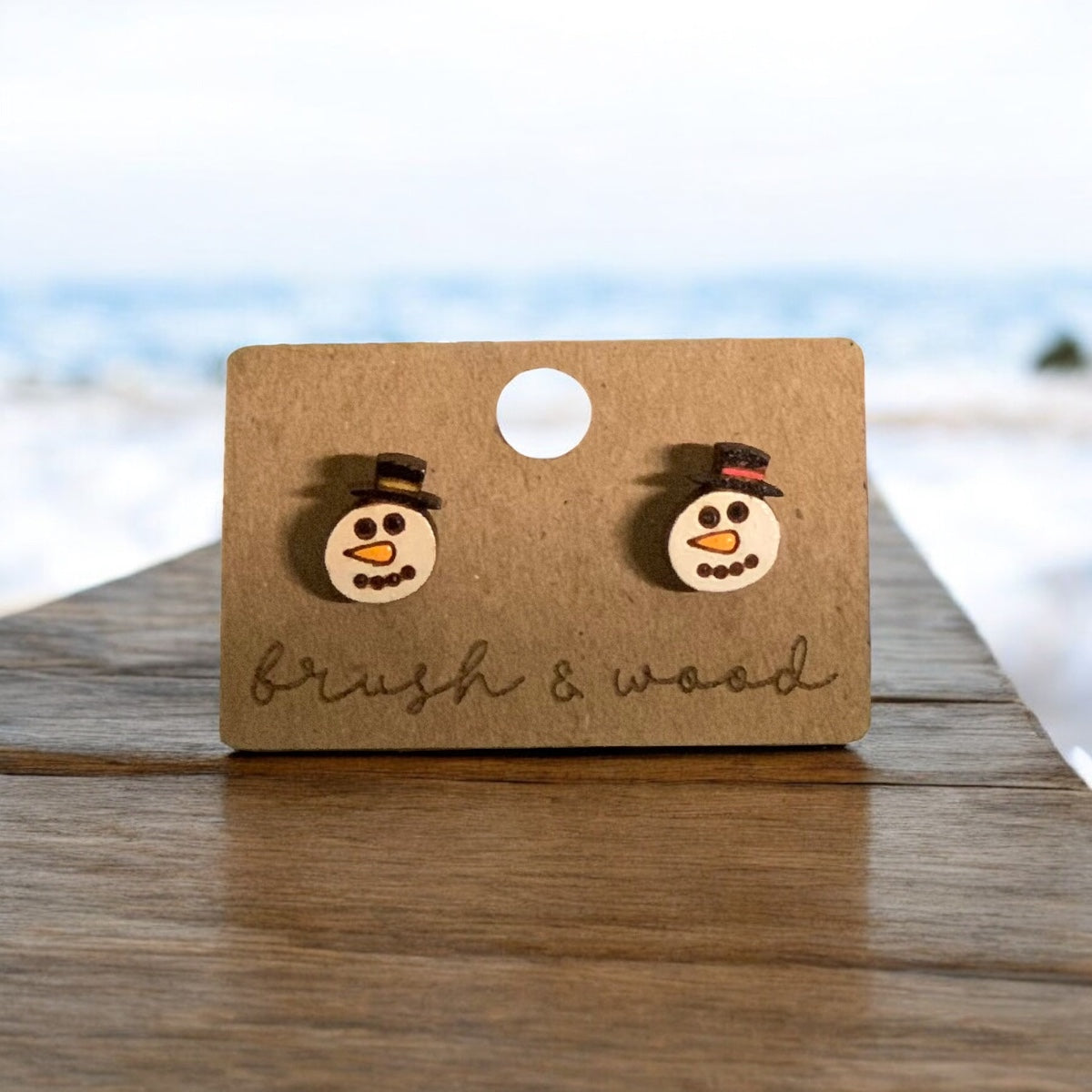 Snowman Head Studs