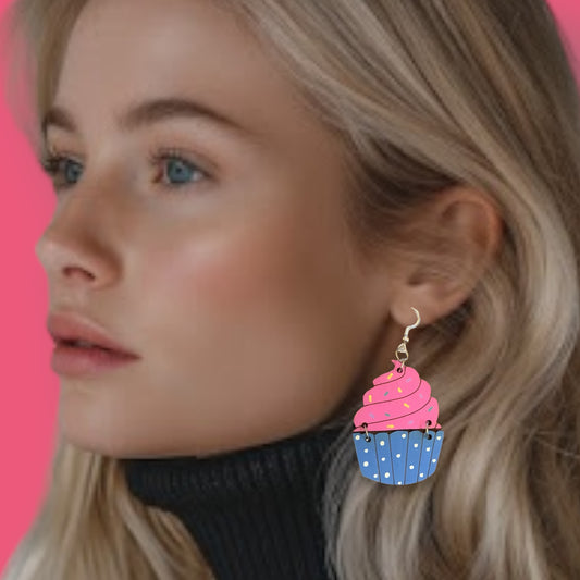 Cupcake Earrings