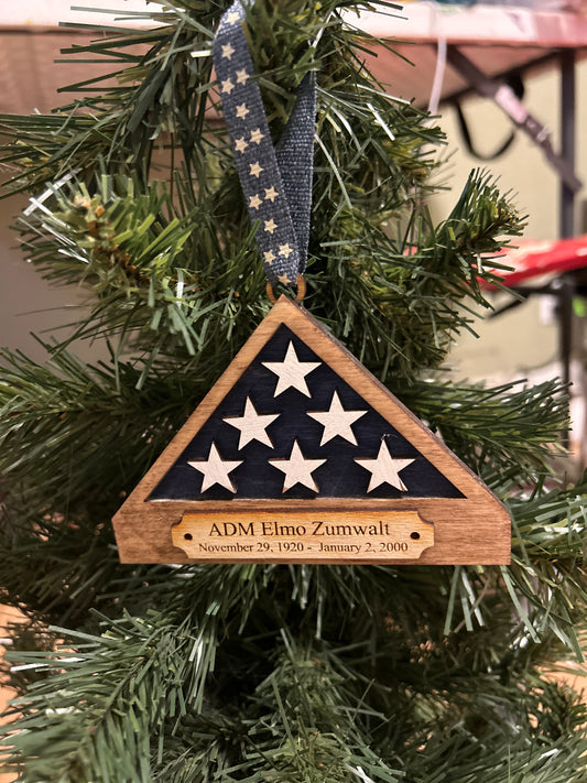 Memorial Flag Ornament