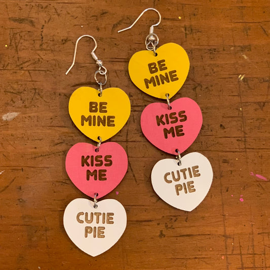 Candy Heart Earrings